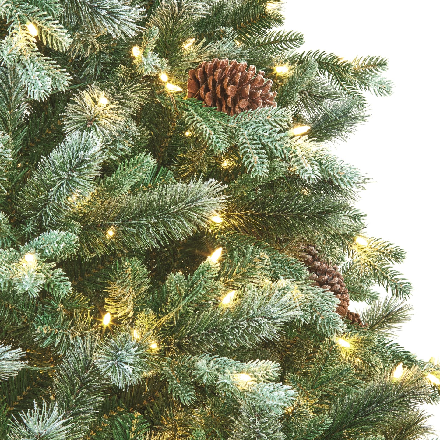 7.5ft Frosty Dorchester Pine Pre-Lit - National Tree Christmas Tree | AT42
