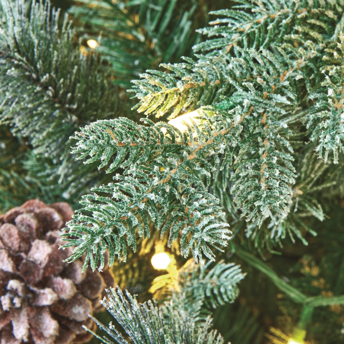 6.5FT Frosty Dorchester Pine Pre-Lit - National Tree Company | AT109
