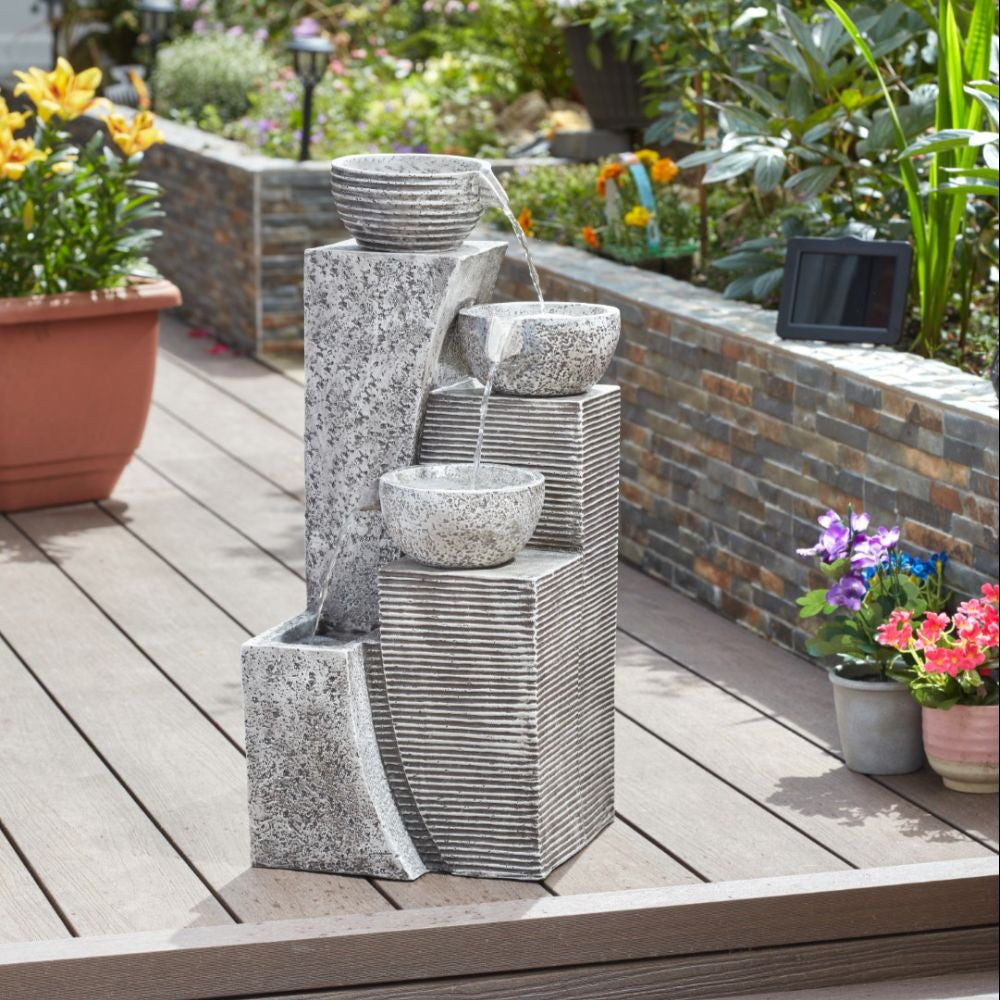 Aztec Falls - Smart Garden Solar Water Feature