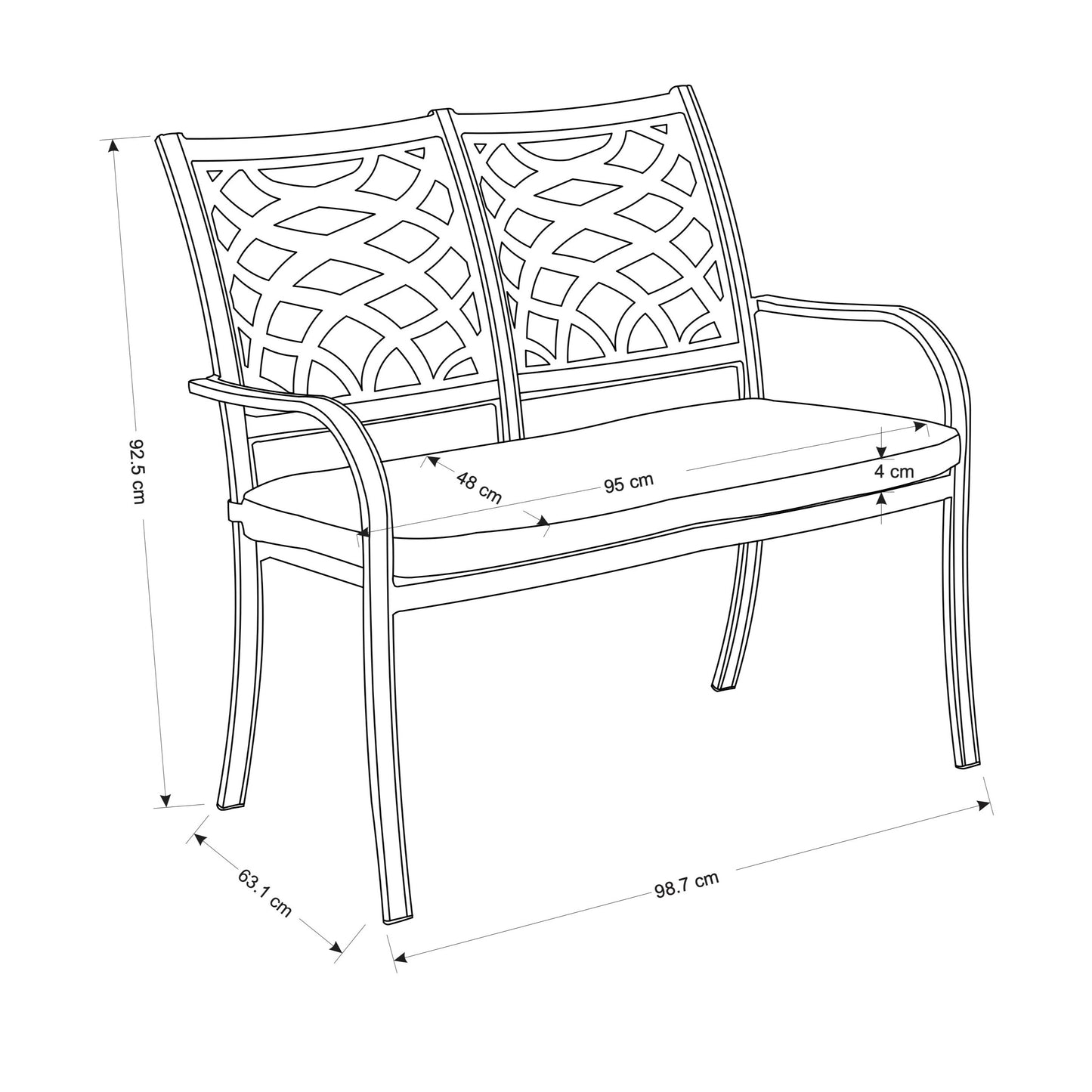 Hartman Buxton Bench | C0012