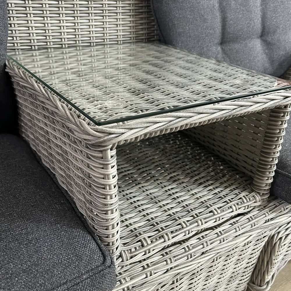 Hill & Dale Malton Duo Bench - Grey | W0028