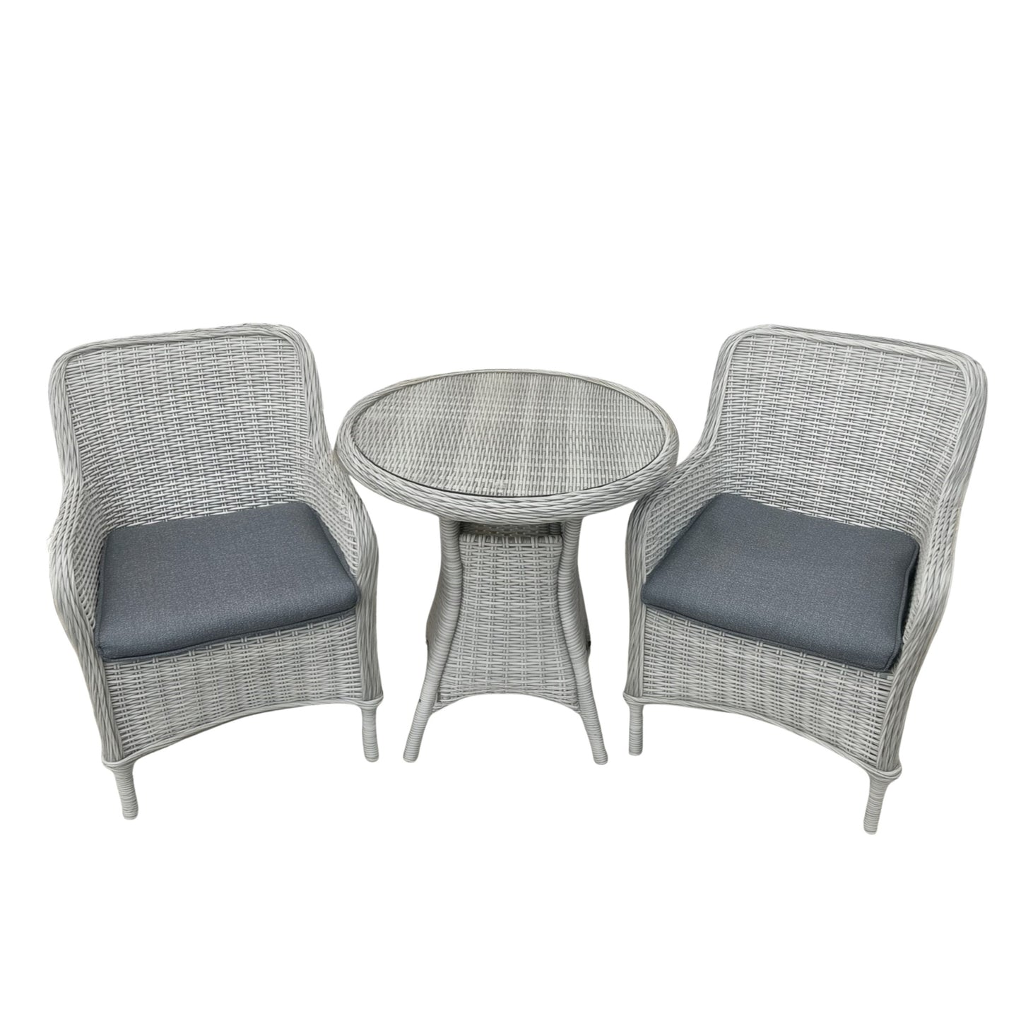 Hill & Dale Malton Bistro Set - Grey | W0019