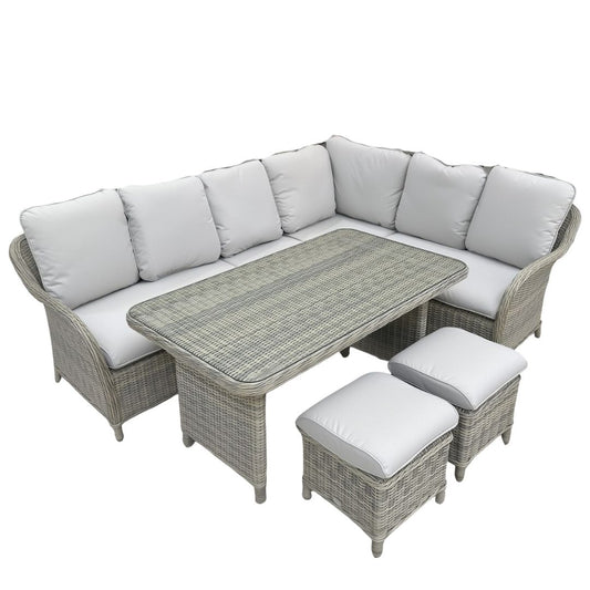 Hill & Dale Malton Large Corner Set - Brown | W0034