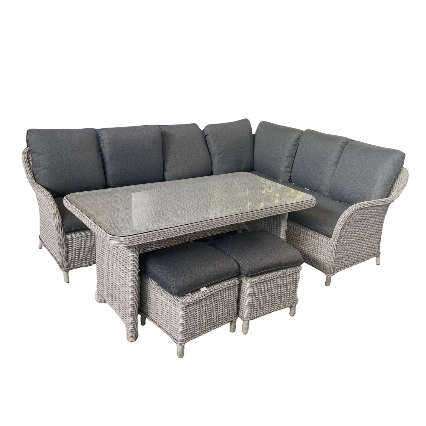 Hill & Dale Malton Large Corner Set - Grey | W0024