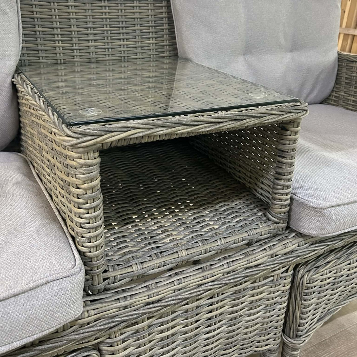 Hill & Dale Malton Duo Bench - Brown | W0038