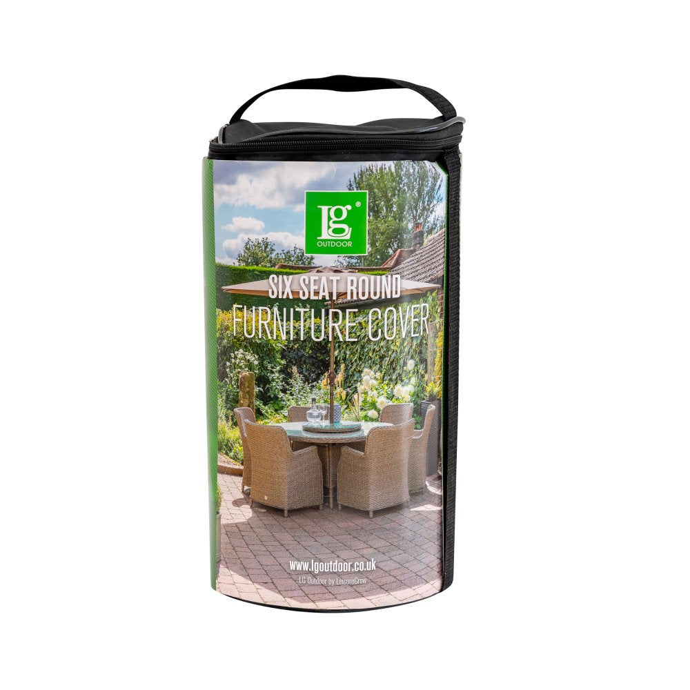 Leisuregrow 6 Seat Round Dining Set Cover