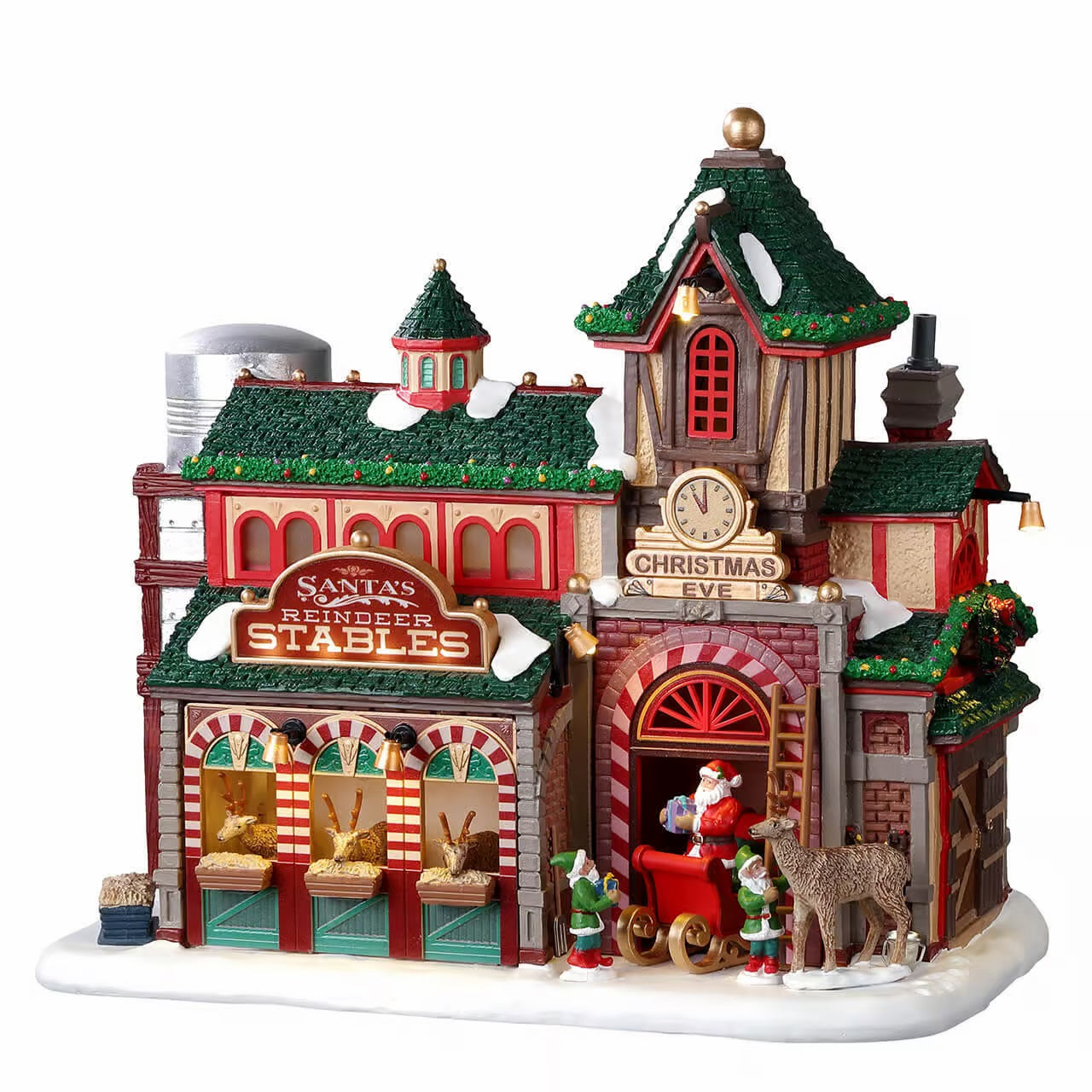 Santas Reindeer Stables | Lemax Christmas Villages