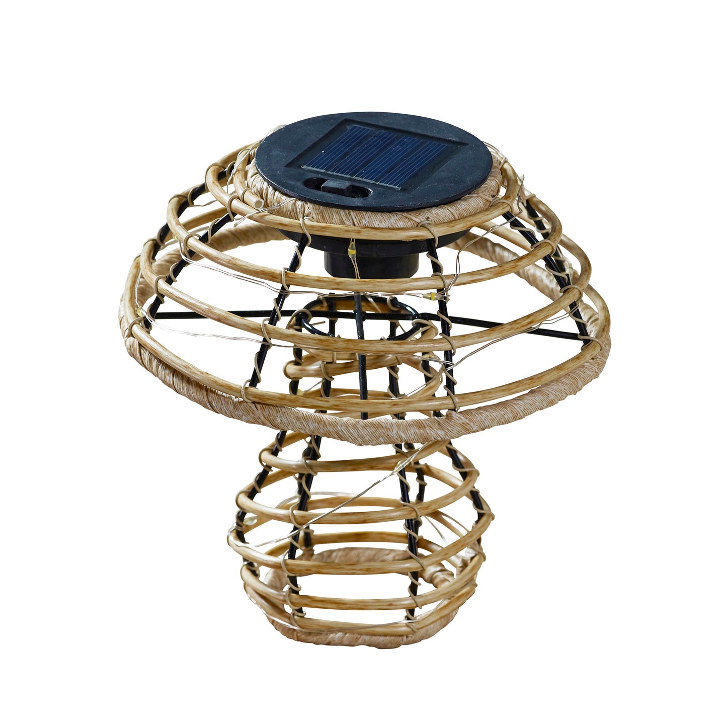 Smart Garden - GlowCap Solar Rattan Mushroom