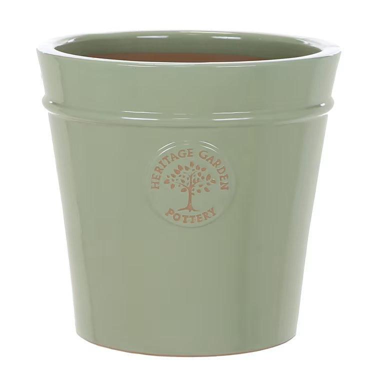 Woodlodge Heritage Pot Mint Green - 27cm