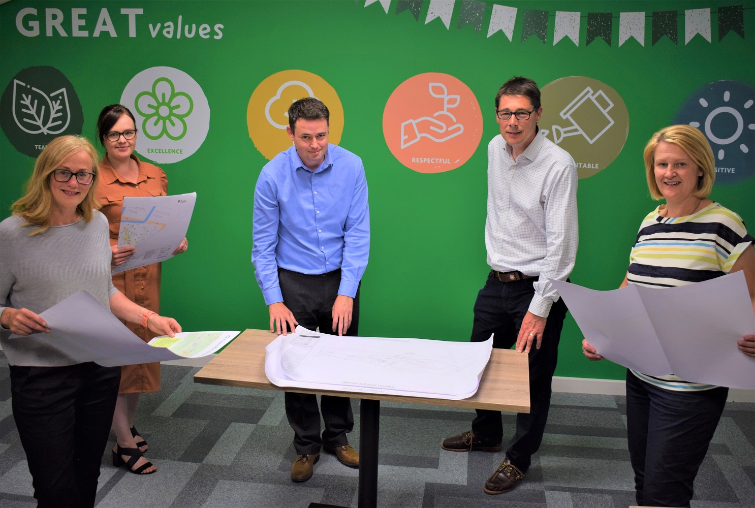 We have secured planning permission for a second garden centre