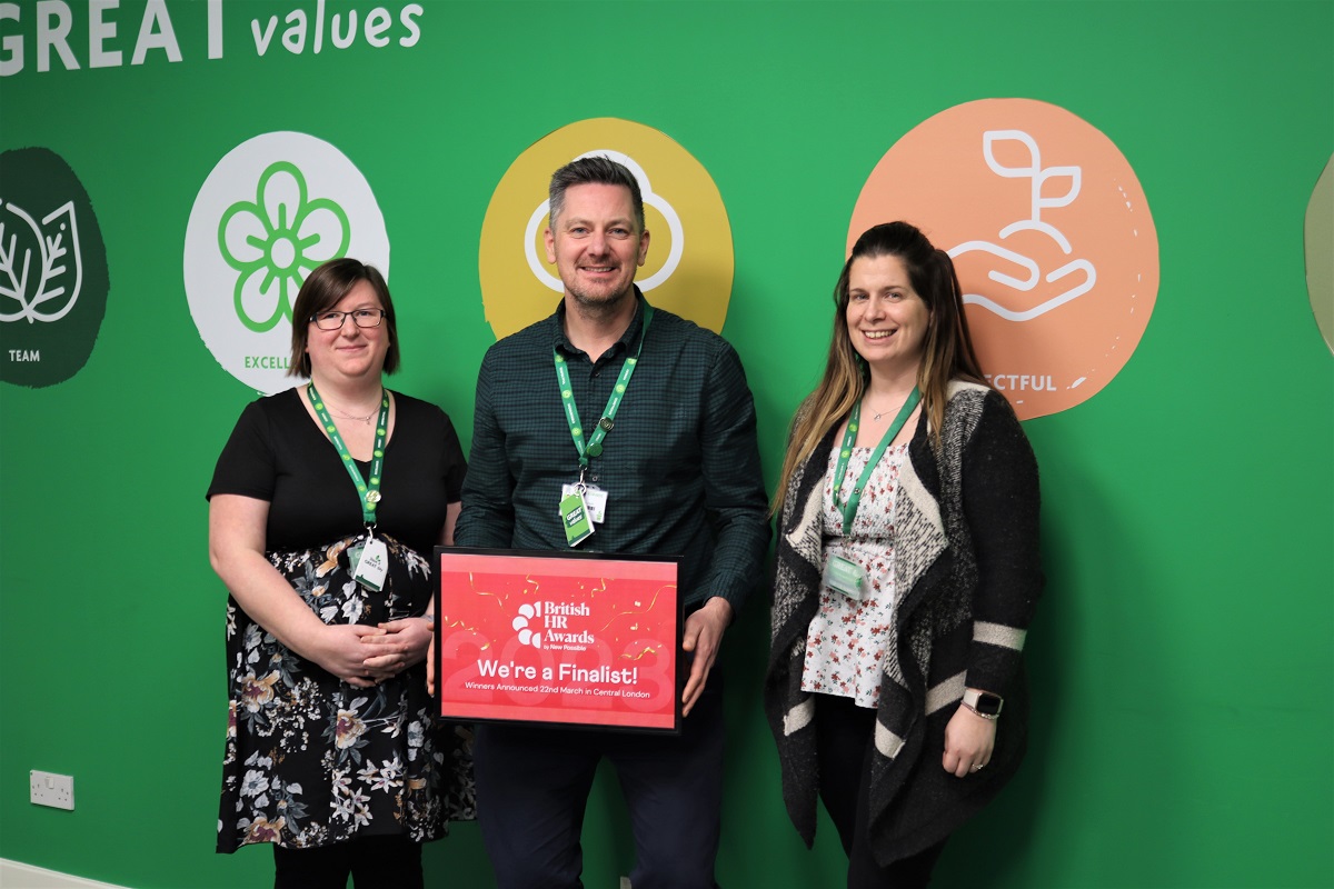 We’ve been shortlisted for a national people and culture award