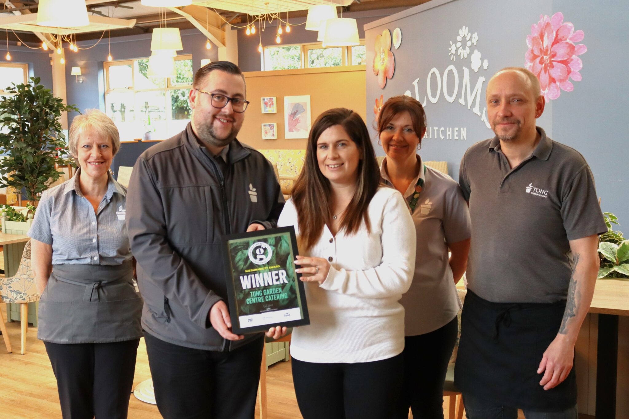 We've won a national sustainable catering award