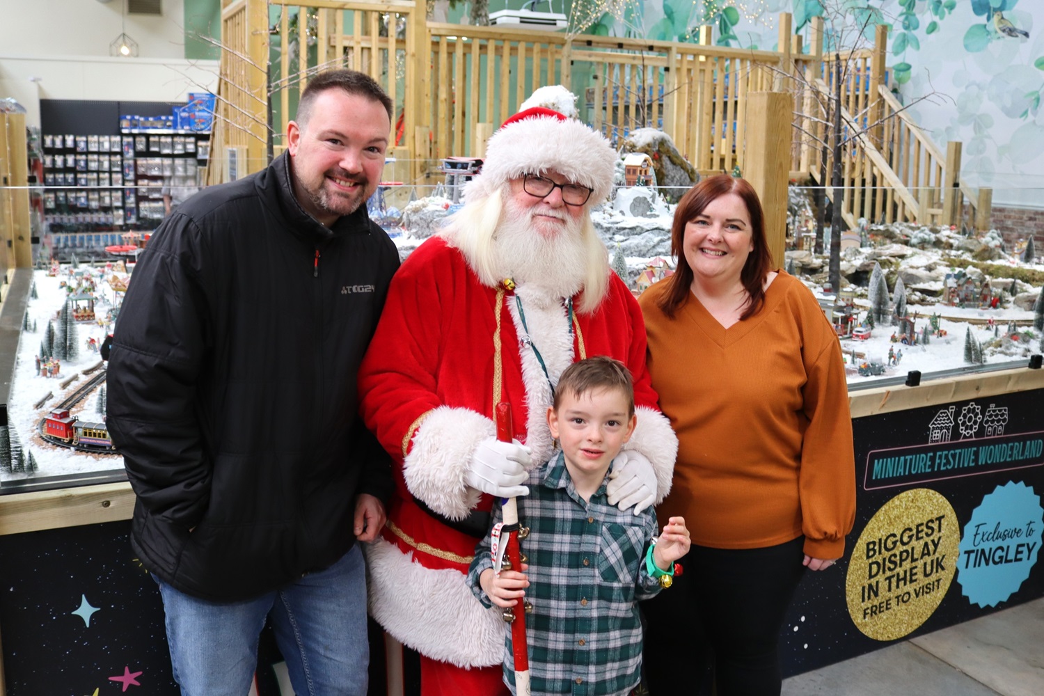 Thank you, Thomas and the Kerry family for helping us to switch on Britain’s Biggest Lemax Winter Village