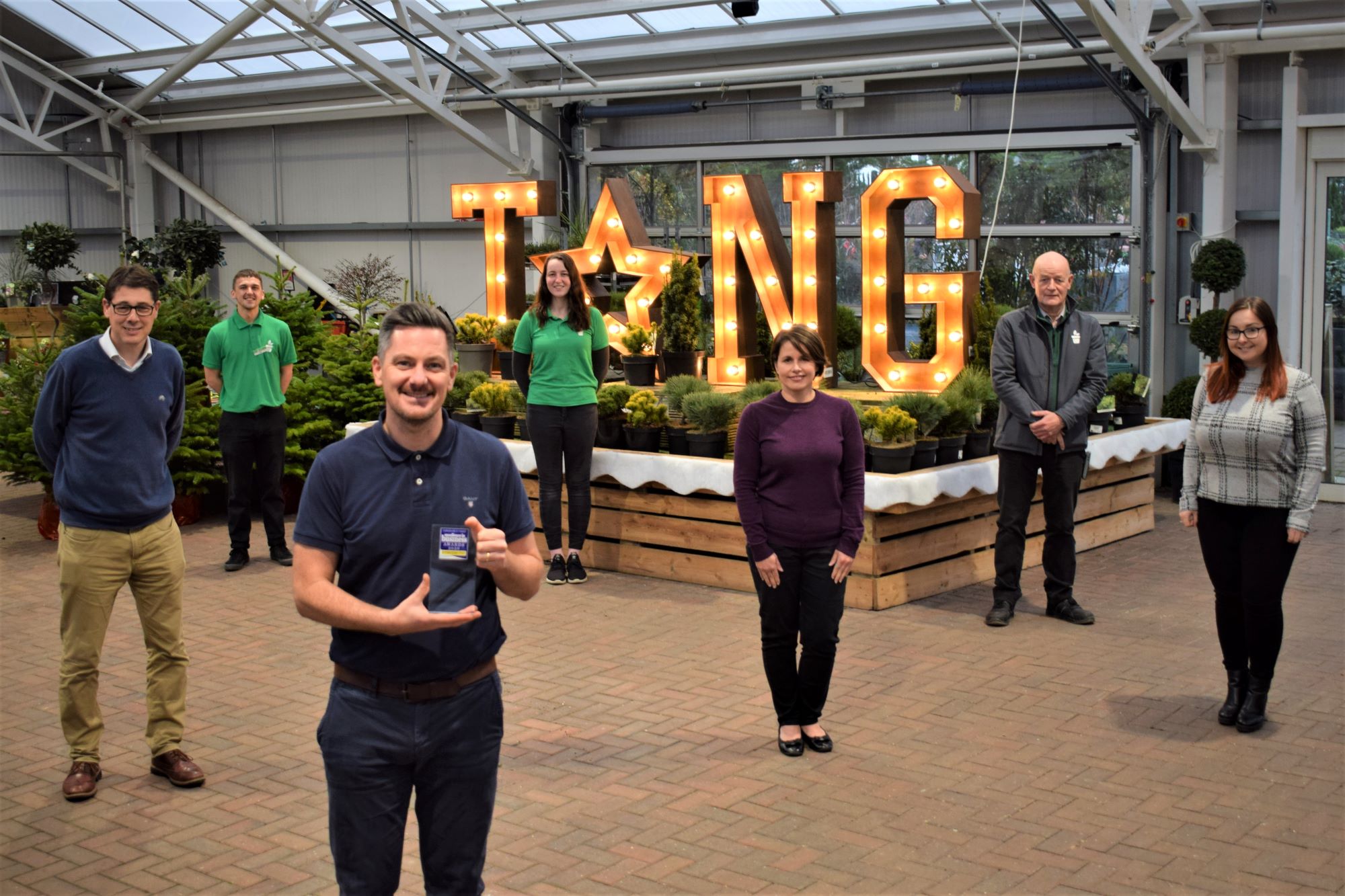 We’re over the moon with our Outstanding Employer award