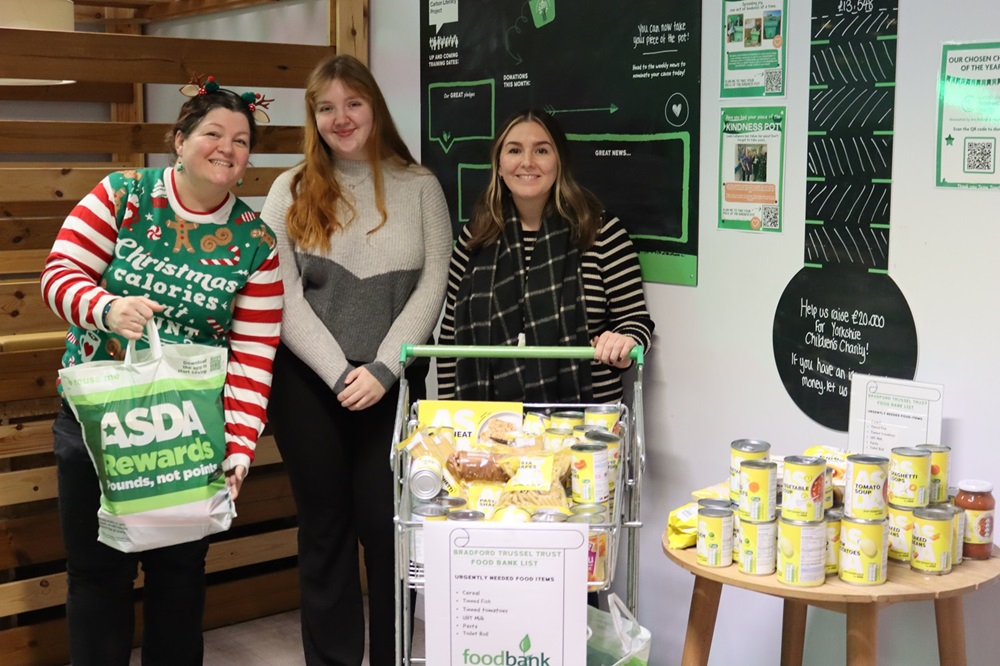 We’ve donated to local food banks to help communities in need
