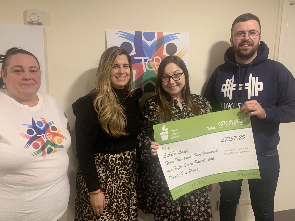 We’re delighted to have raised over £7500 for Lukes Lads!