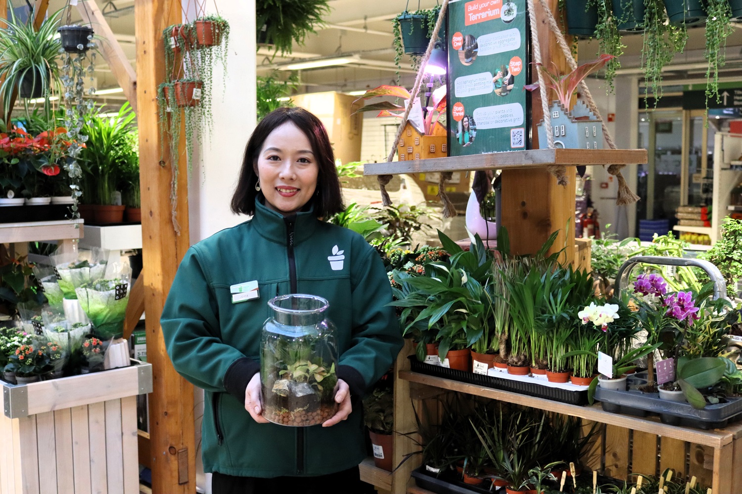 Planting the perfect terrarium