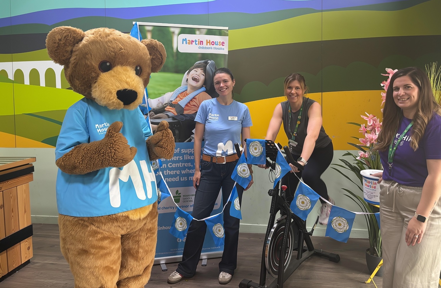 Our Yorkshire Day charity spinathon raised over £1,000!