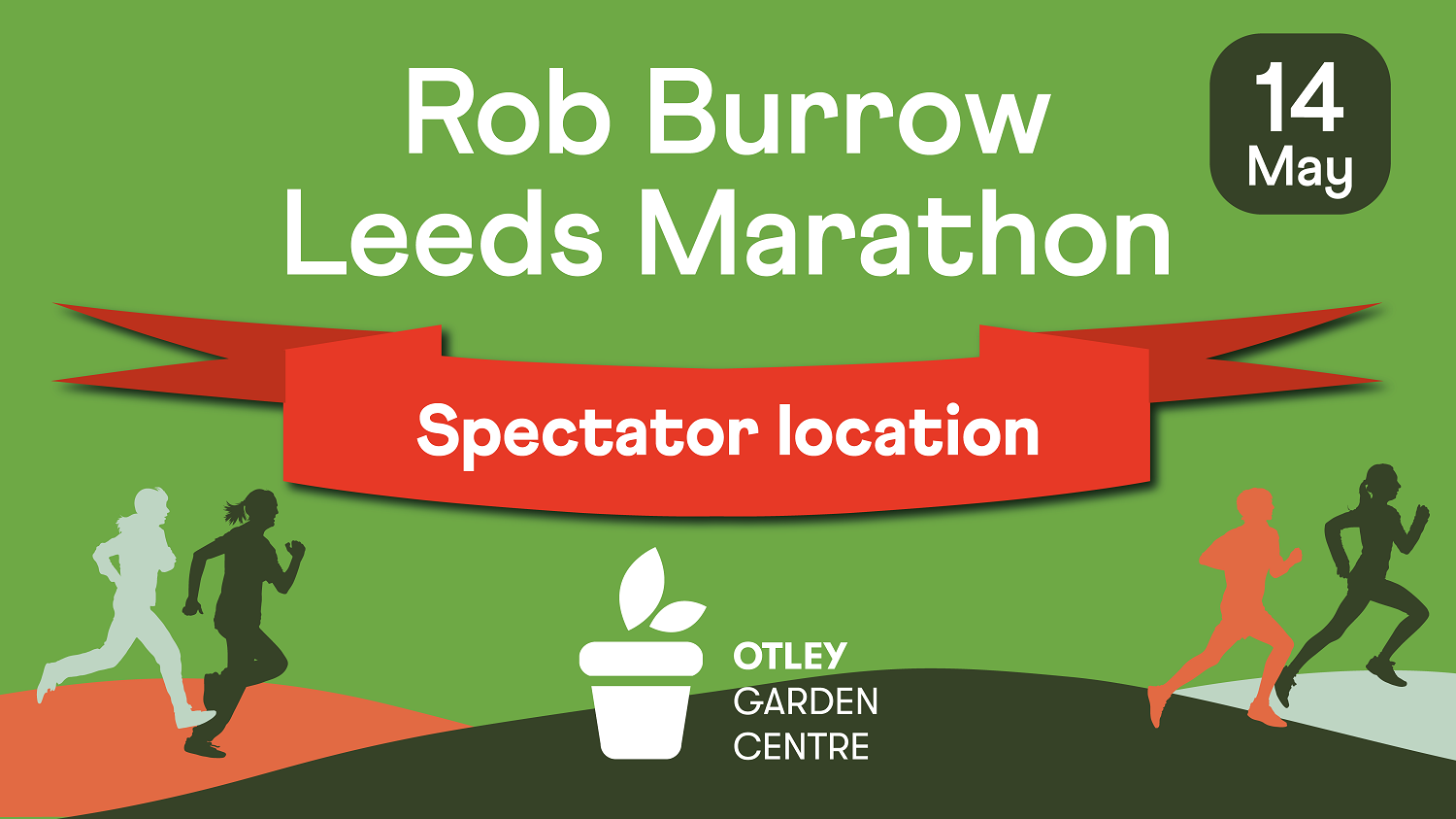 Rob Burrow Leeds Marathon Spectator Location - 14th May 2023