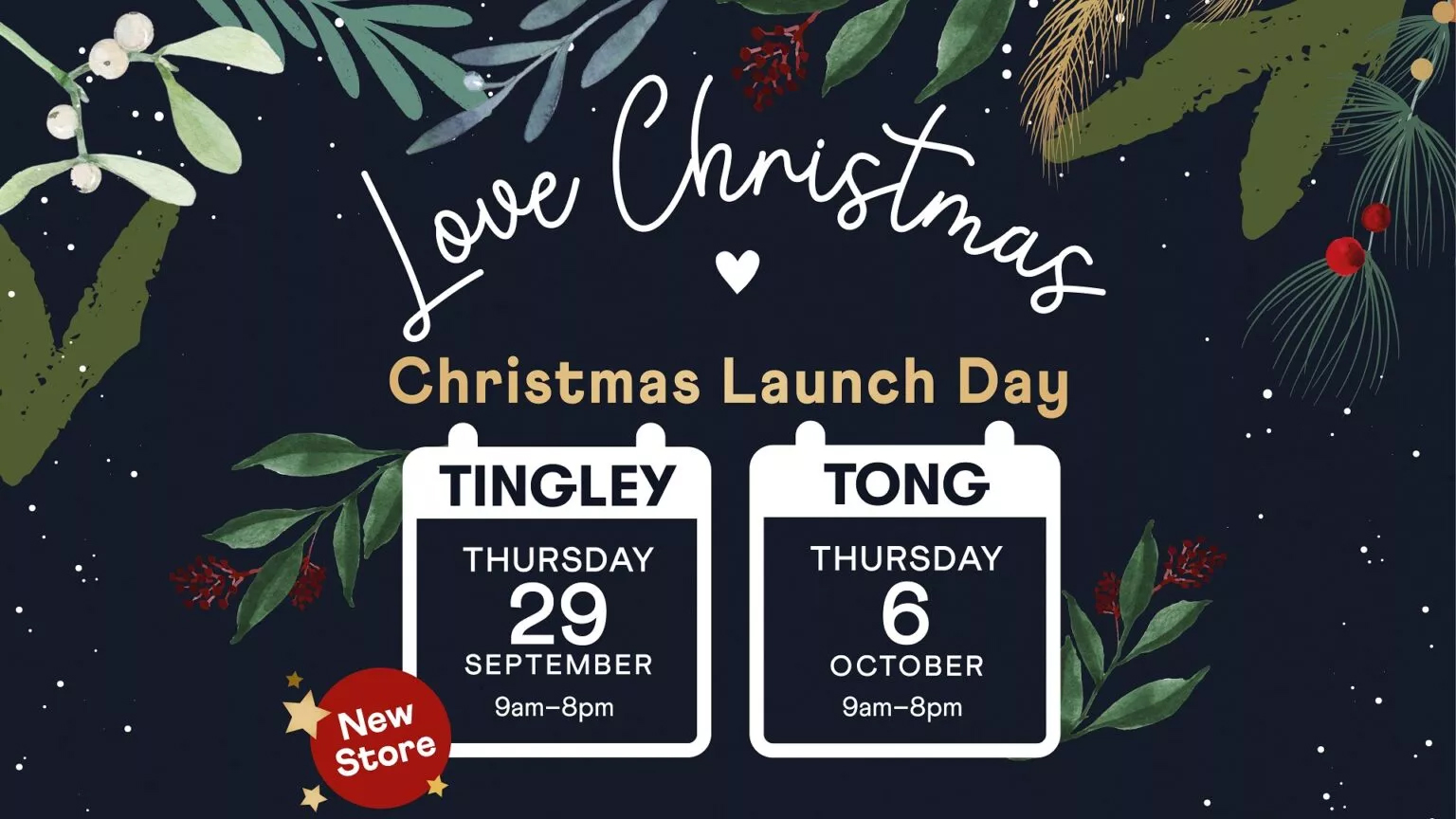 Celebrate the launch of Christmas