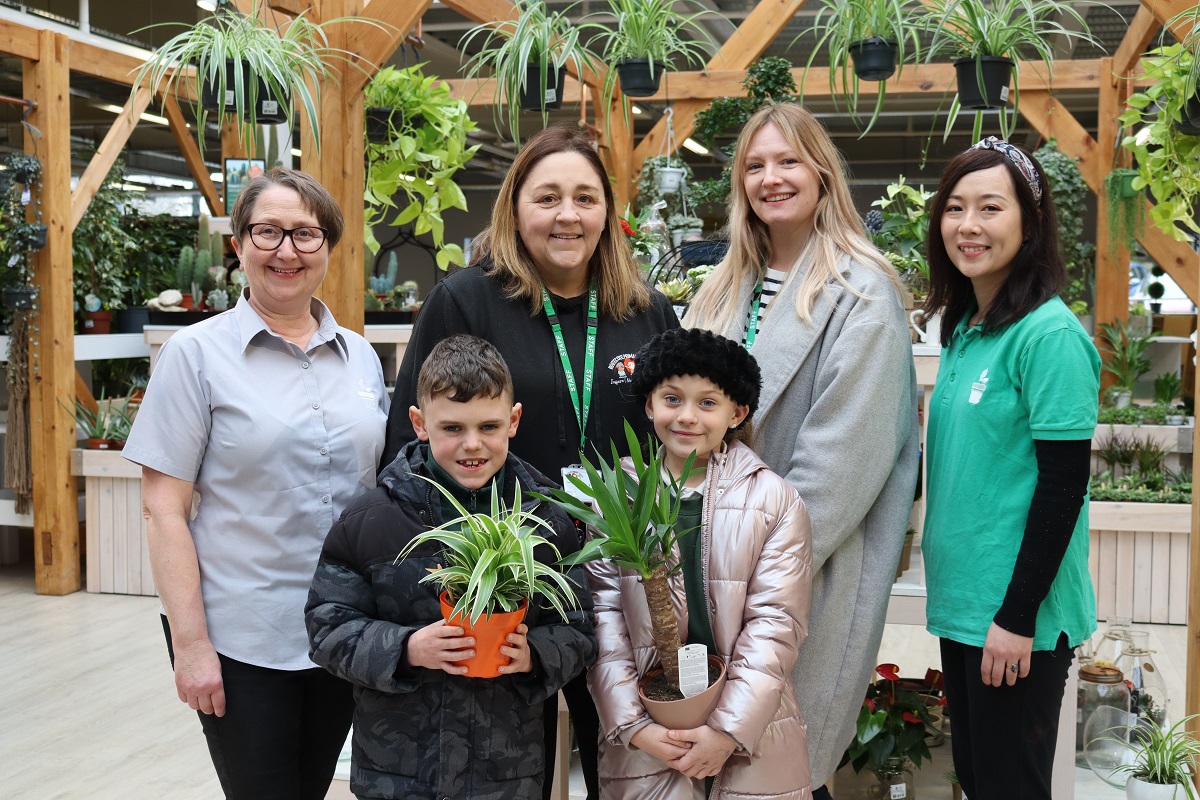 Houseplants supporting local education