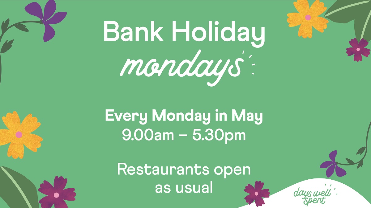 Join us this bank holiday and get your garden set for the long weekend!