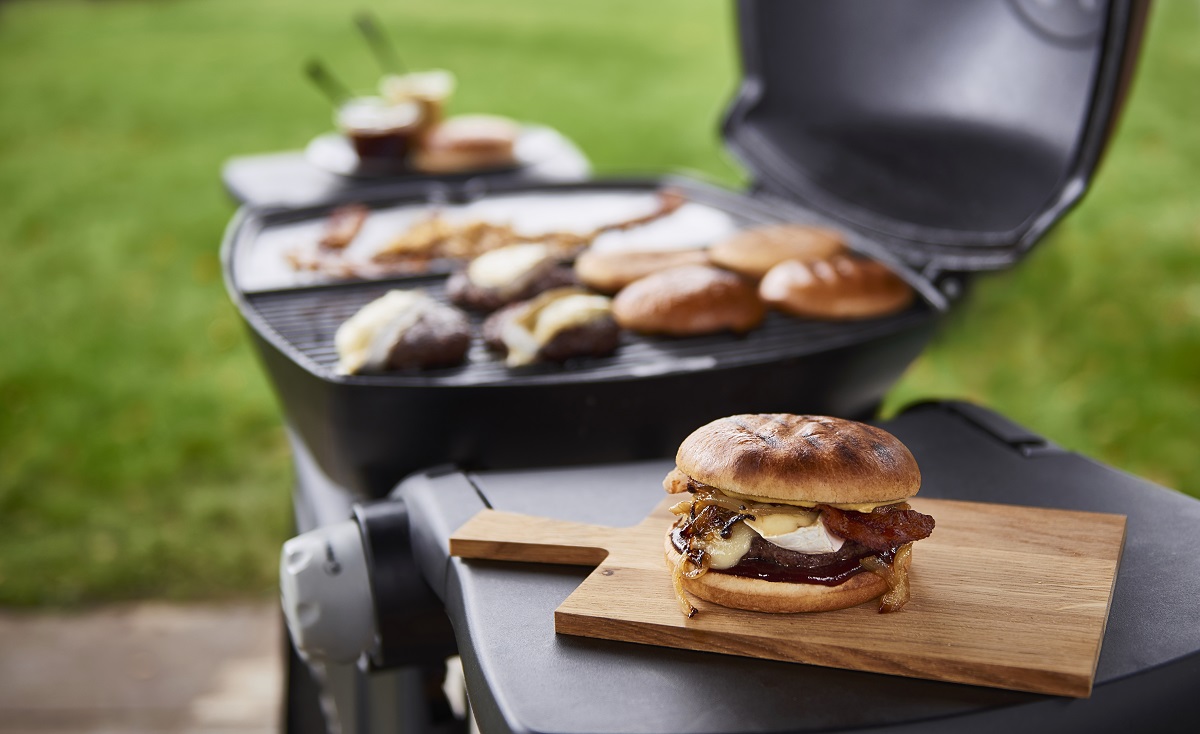 Brie & Bacon Burger BBQ Recipe