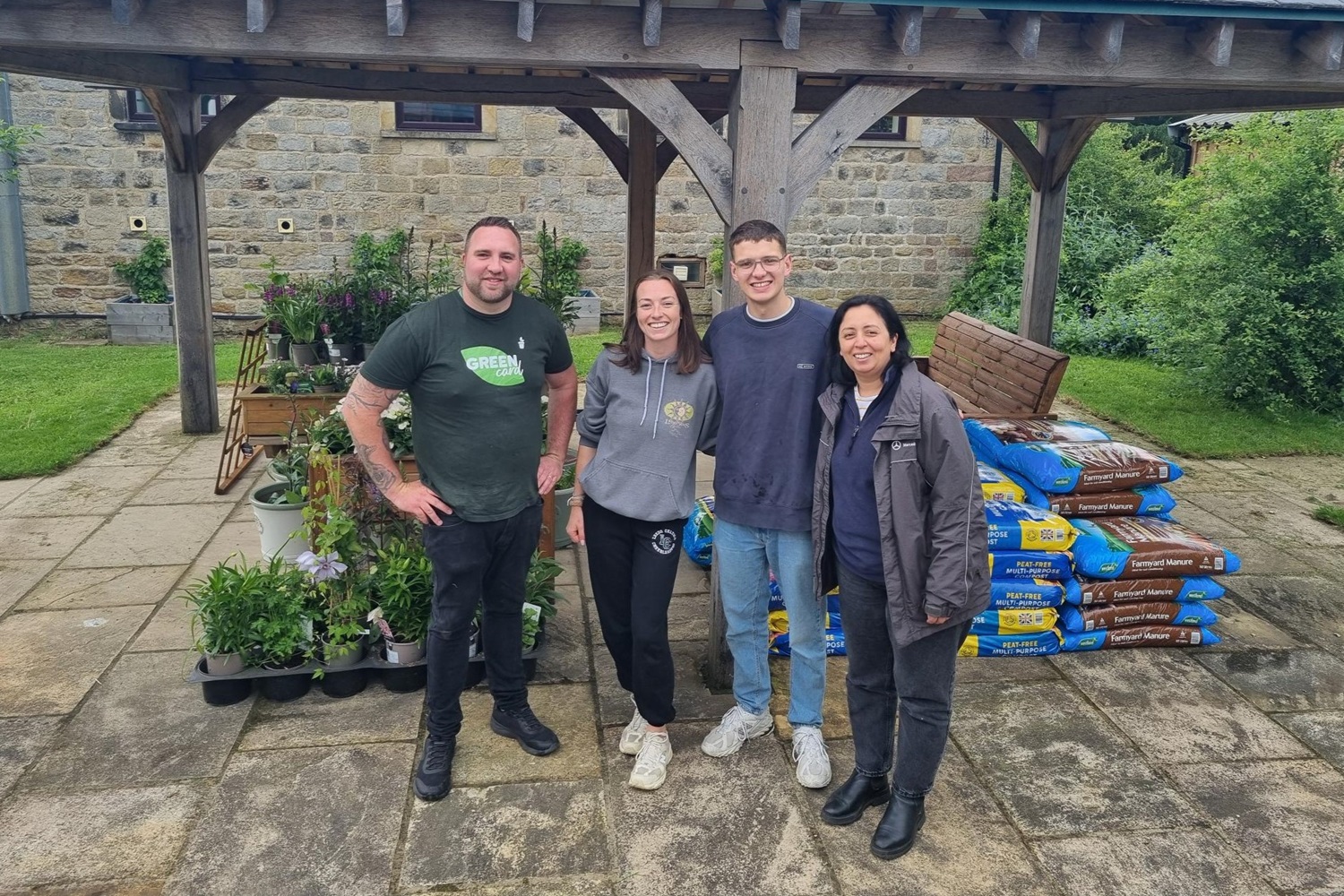 We provided the plants to renovate a Leeds children’s charity’s garden