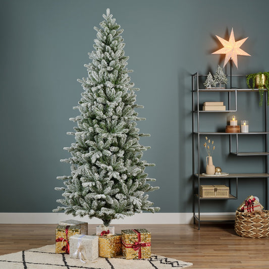 7ft Frosted Aspen Pine Fir - Kaemingk Everlands Christmas Tree | AT11