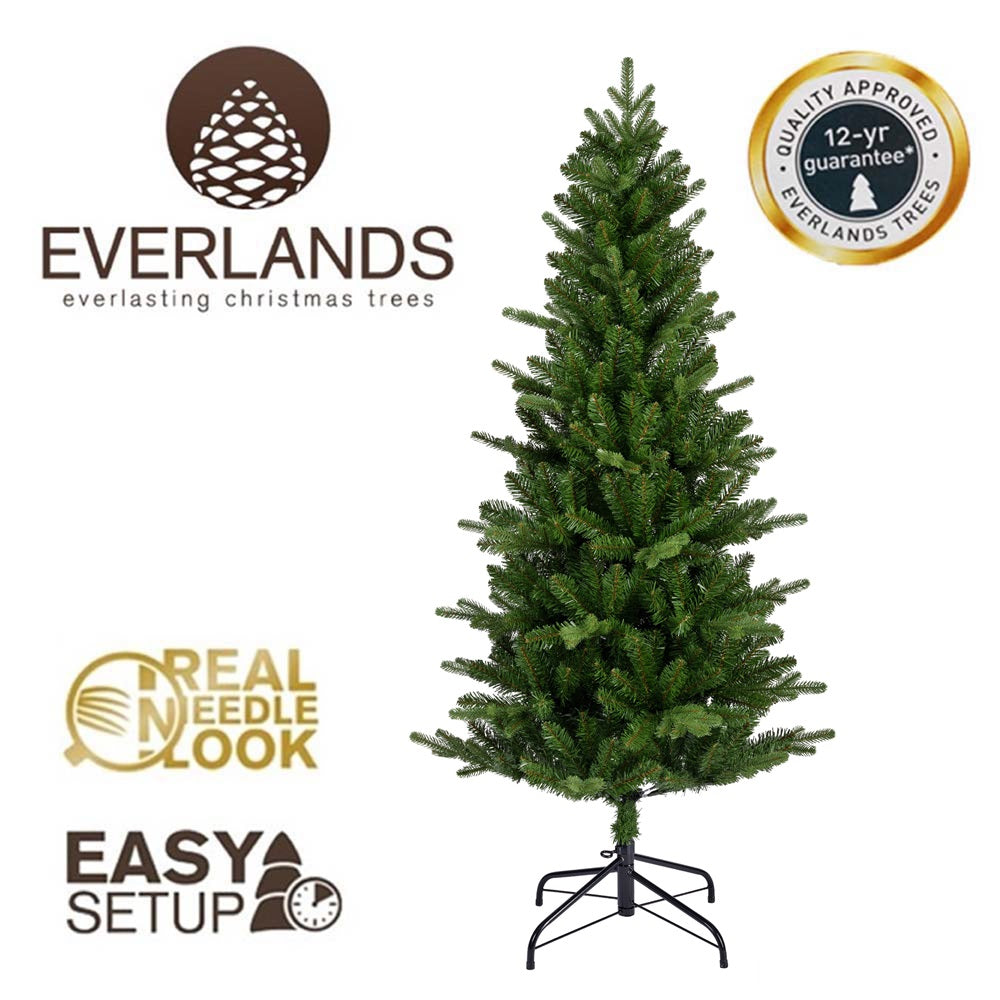 7FT Frosted Aspen Pine Fir - Kaemingk Everlands Christmas Tree | AT41