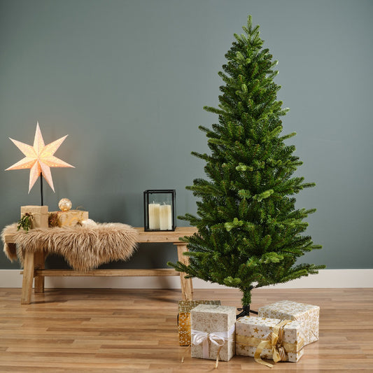 7FT Frosted Aspen Pine Fir - Kaemingk Everlands Christmas Tree | AT41