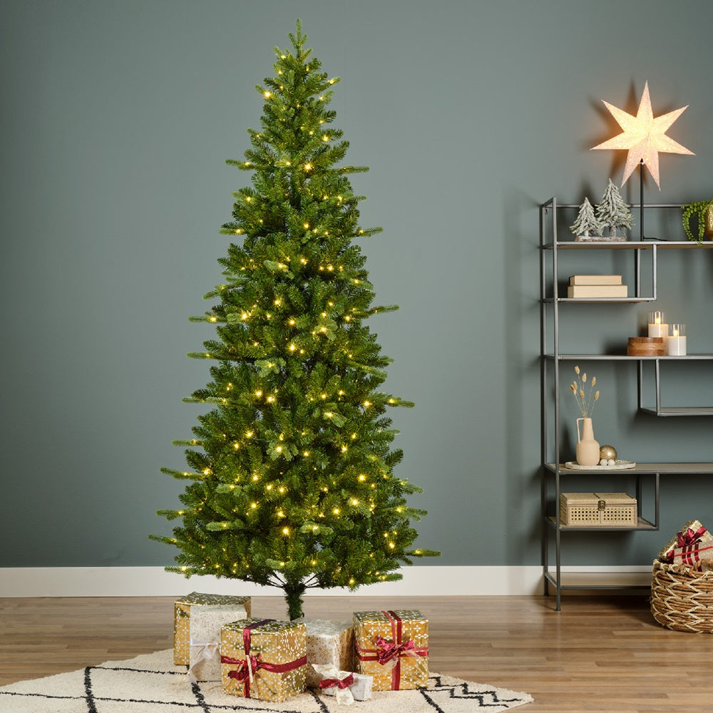 7FT Aspen Pine Fir Pre-Lit - Kaemingk Everlands Christmas Tree | AT4 ...