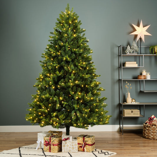 7ft Beaumont Pine Pre-Lit - Kaemingk Everlands Christmas Tree | AT8