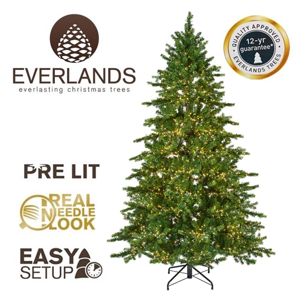 7ft Denver Spruce Pre-Lit - Kaemingk Everlands Christmas Tree | AT130
