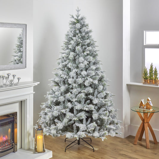 6.5ft Snowy Ashford - National Tree Christmas Tree | AT38