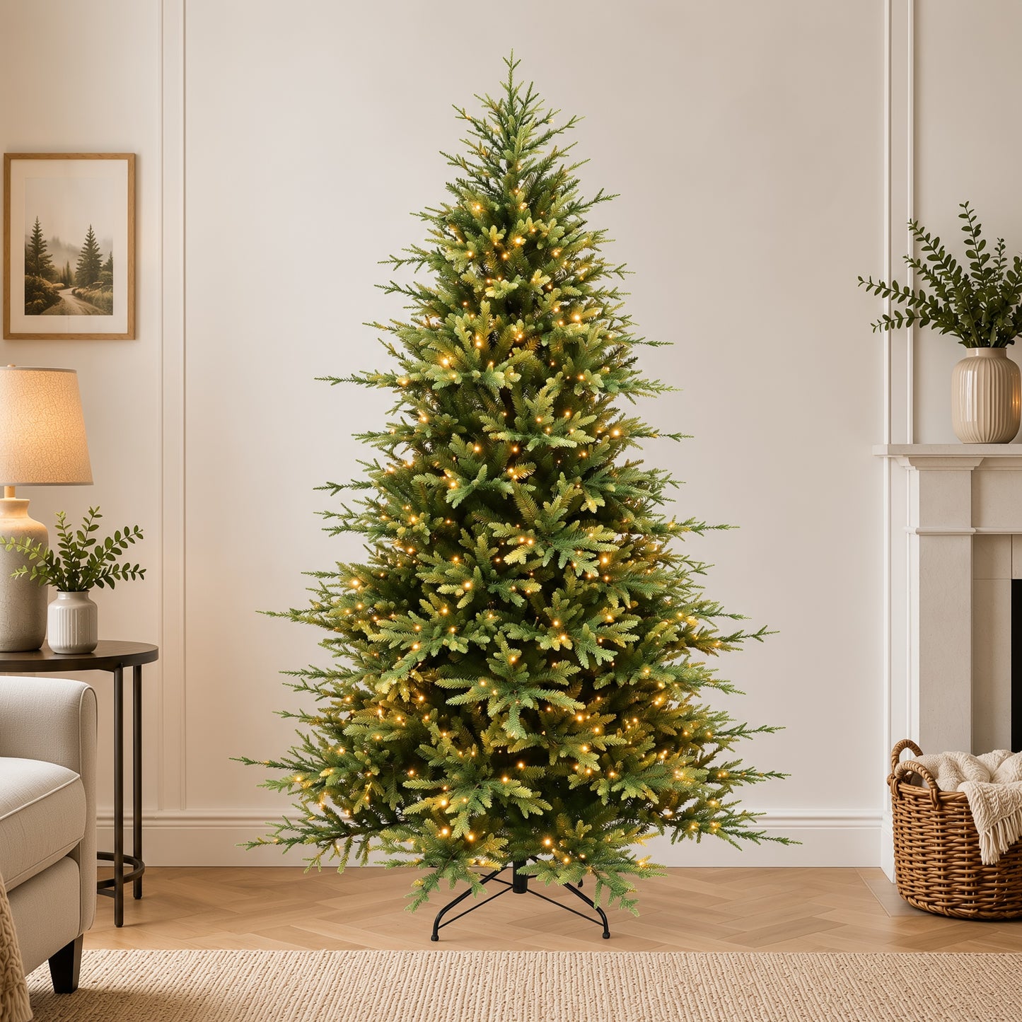 7ft Alta Pine Pre-Lit - Puleo Christmas Tree  | AT56