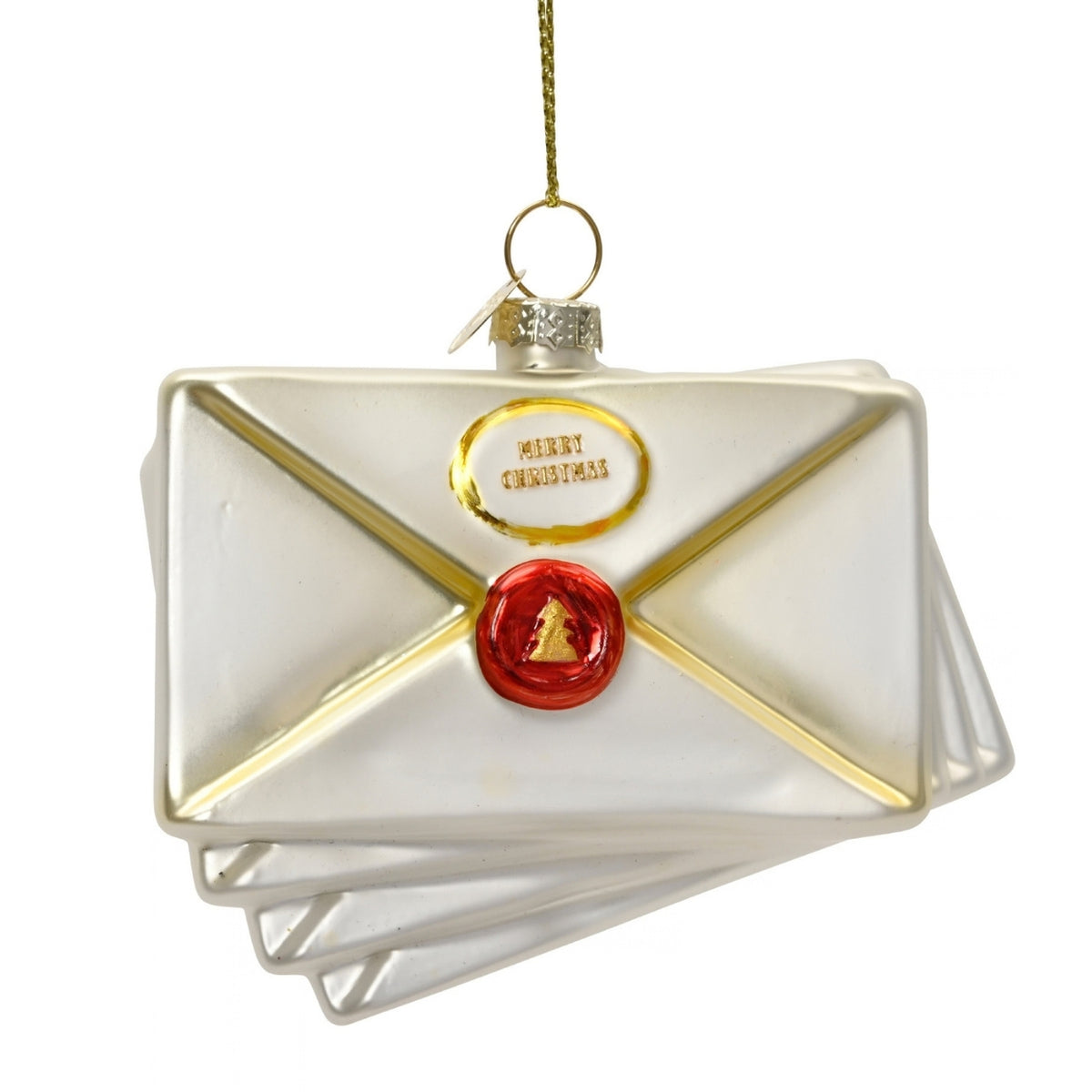 Glass Bauble Letter - 9.5cm