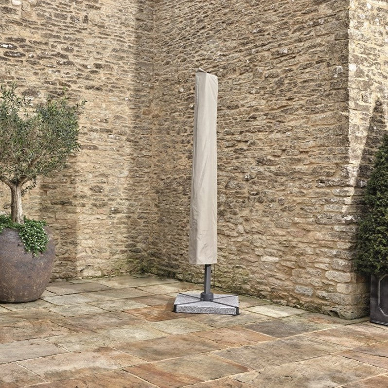 Bramblecrest Chichester 3m Square Parasol and Base - Sand