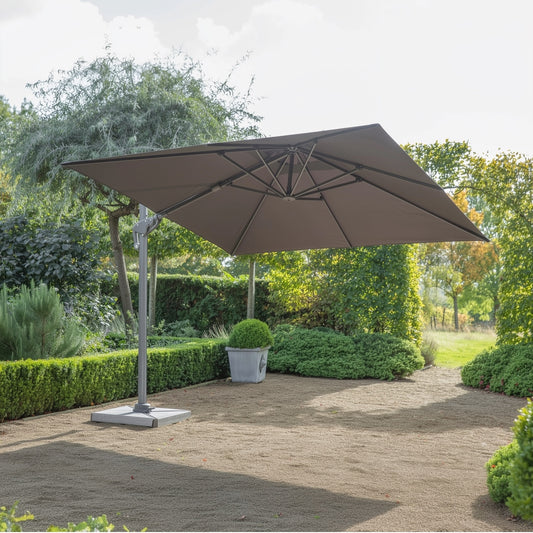 Bramblecrest Lichfield 2.7m Square Parasol with Cover - Grey