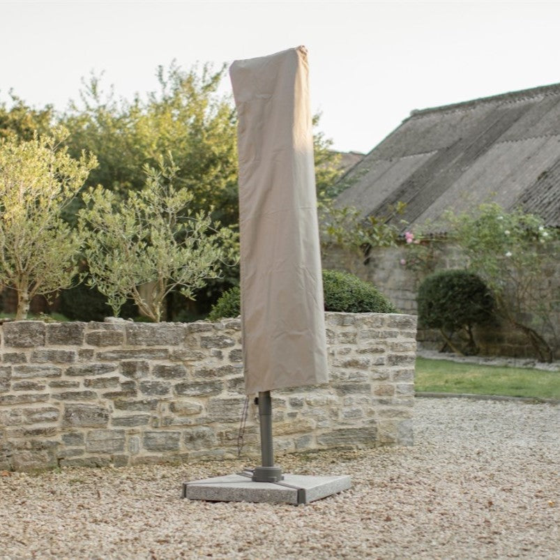 Bramblecrest Lichfield 2.7m Square Parasol and Base - Sand