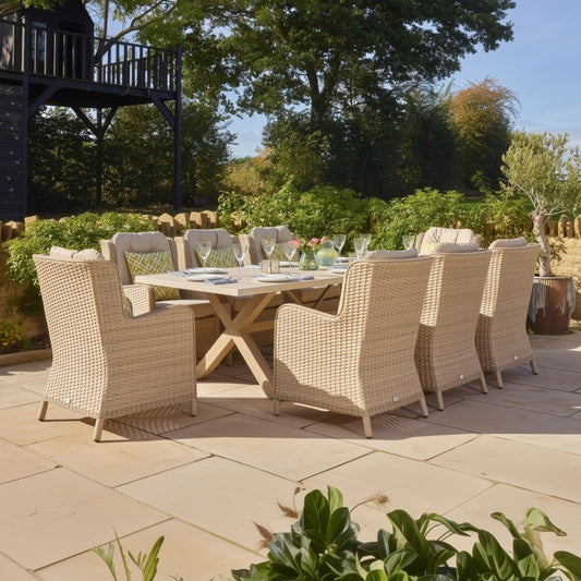 Bramblecrest Somerford 8 Seat Dining Set | W0003