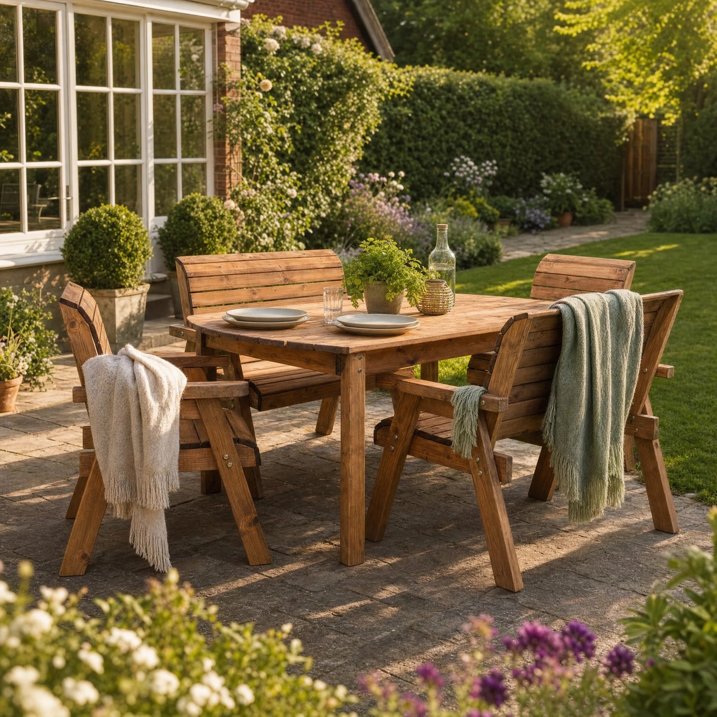 Charles Taylor 6 Seat Deluxe Rectangular Set
