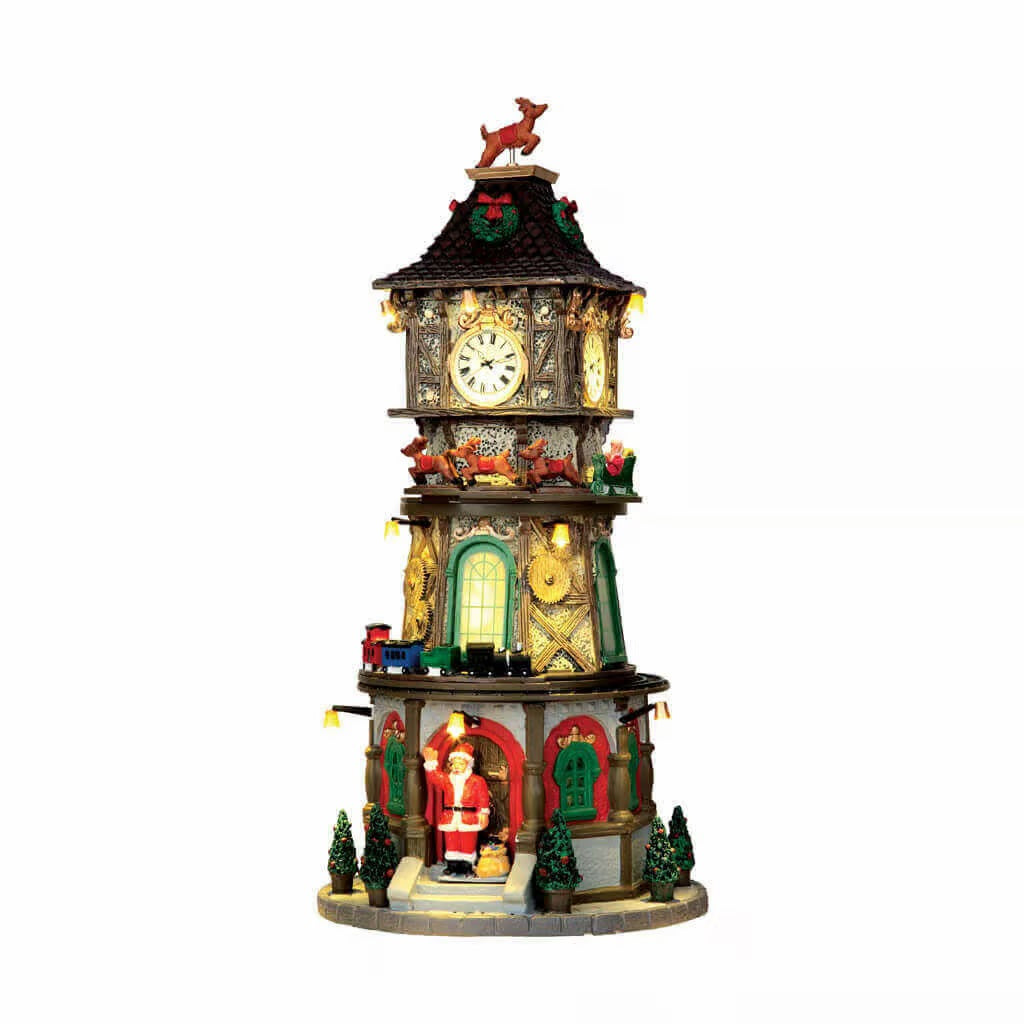 Christmas Clock Tower | Lemax Christmas Villages