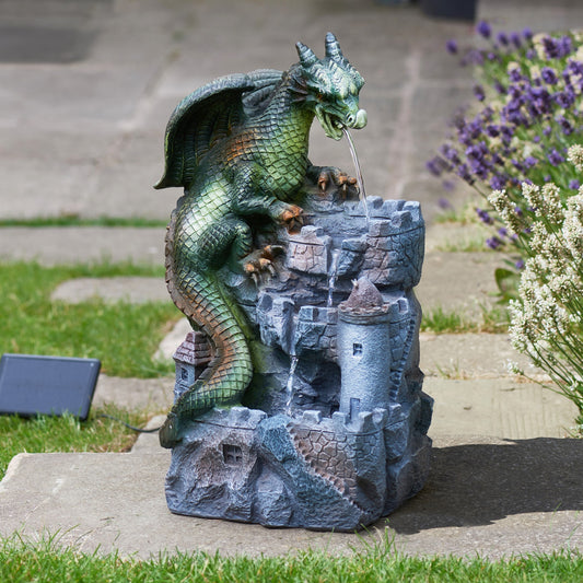 Dragon's Keep - Smart garden Solar Water Feature