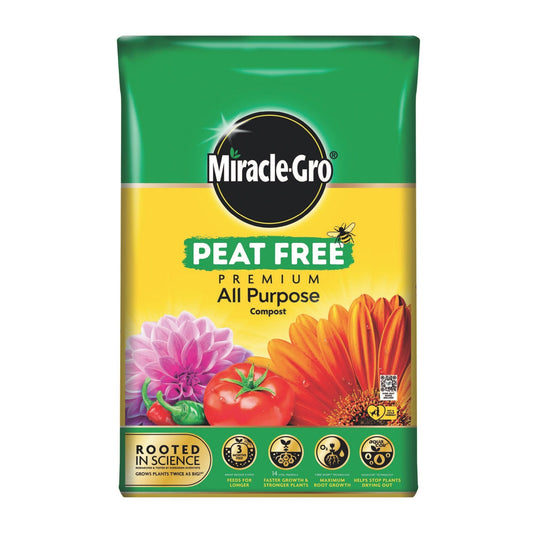 Evergreen - Peat Free Miracle-Gro All Purpose Compost 40L