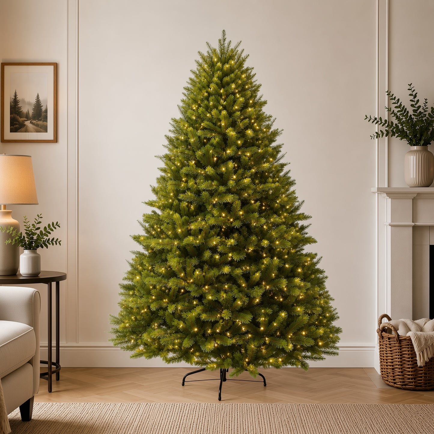8ft Grand Kensington Fir Pre-Lit - Puleo Christmas Tree | AT58