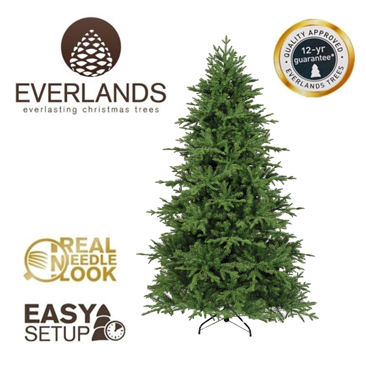 7ft Hampton Spruce - Kaemingk Everlands Christmas Tree | AT21