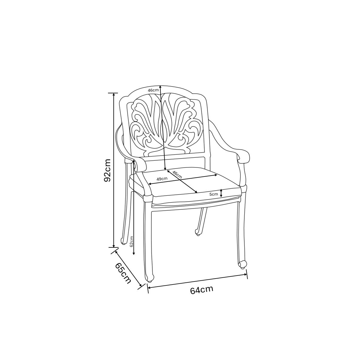 Hartman Amalfi 4 Seat Dining Set with Parasol | C0002