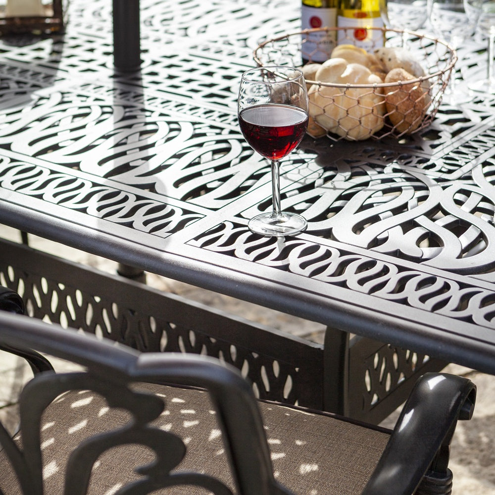 Hartman Amalfi 8 Seat Dining Set with Parasol | C0004