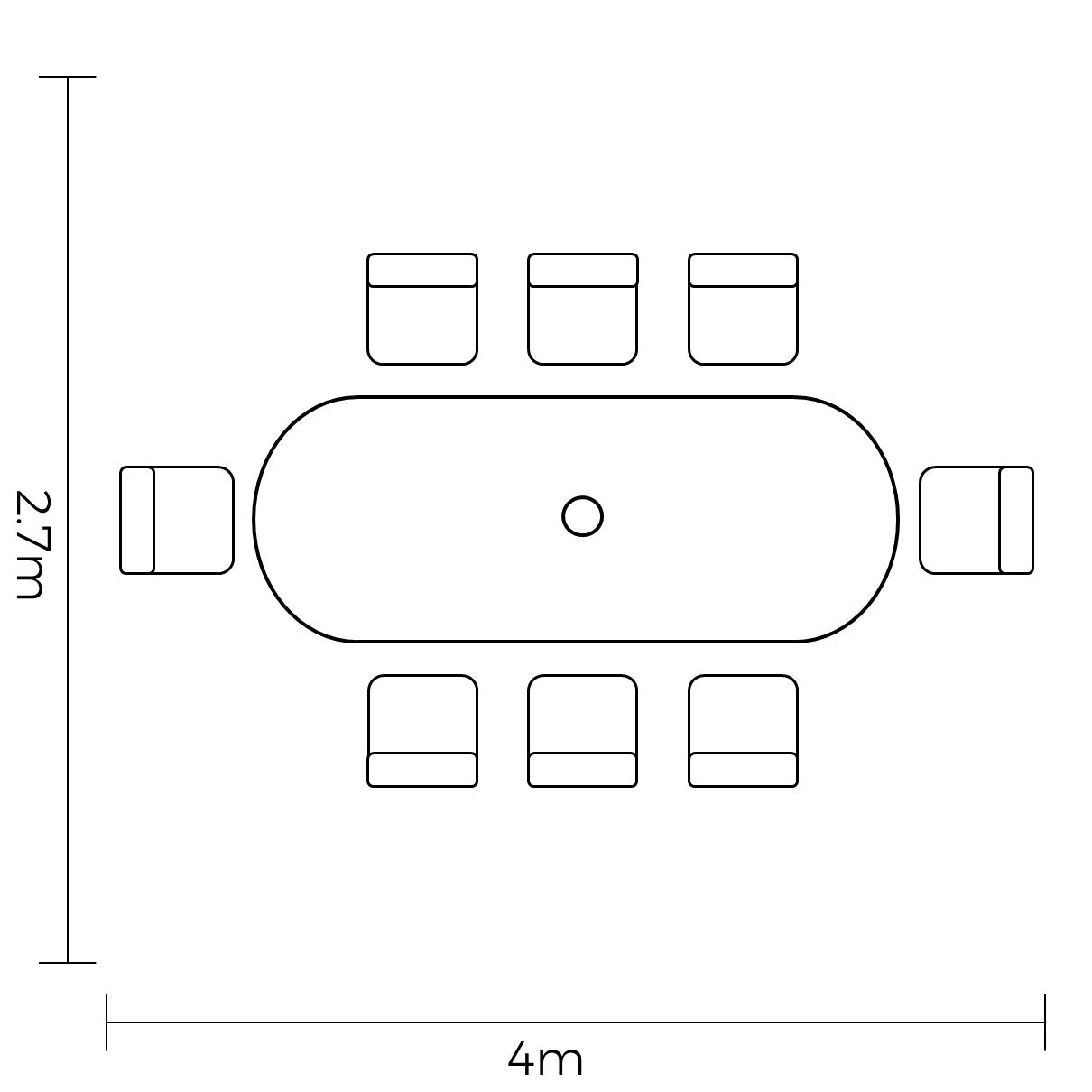 Hartman Buxton 8 Seat Dining Set with Parasol | C0010